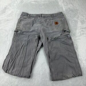 Carhartt Grey Loose Fit Denim Pants Men’s Size 40 x 34